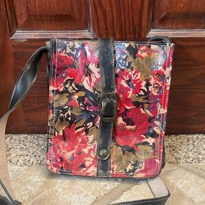 Patricia Nash Floral Leather Crossbody Bag